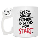 Кружка с футбольным мячиком