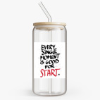 Банка с бамбуковой крышкой