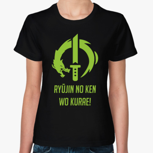 Женская футболка с принтом Overwatch Genji