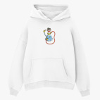 Толстовка худи оверсайз