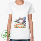 Женская футболка органик