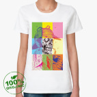 Женская футболка органик