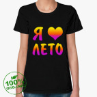 Женская футболка органик