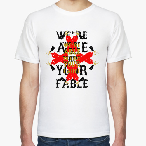 Футболка с принтом Мы Ваш Миф Похороним