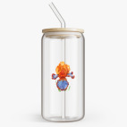 Банка с бамбуковой крышкой