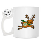 Кружка с футбольным мячиком