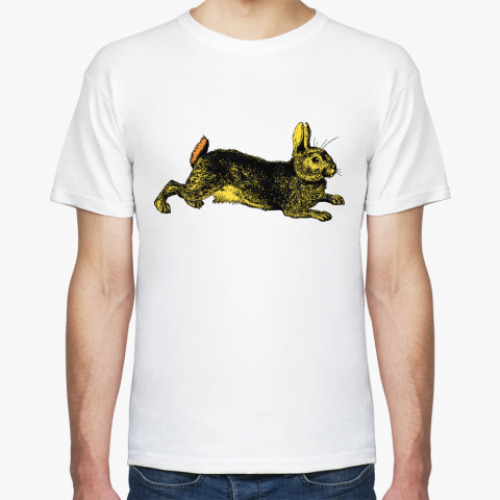 Футболка с принтом Кролик