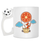 Кружка с футбольным мячиком