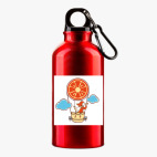 Металлическая бутылка 400 мл UV-DTF