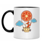 Кружка двухцветная