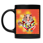 Кружка цветная UV-DTF