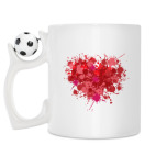 Кружка с футбольным мячиком