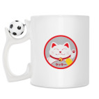 Кружка с футбольным мячиком