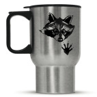 Кружка-термос металлик енот