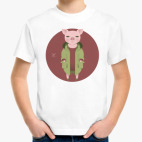 Animal Fashion: P is for Pig in parka