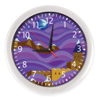 Настенные часы (с цифрами) волшебный замок