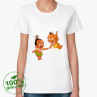 Женская футболка органик