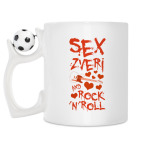 Кружка с футбольным мячиком