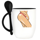 Кружка с ложкой