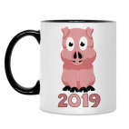 Кружка двухцветная