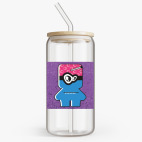 Банка с бамбуковой крышкой