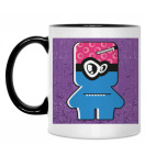 Кружка двухцветная