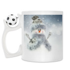 Кружка с футбольным мячиком