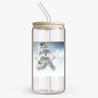 Банка с бамбуковой крышкой