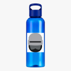 Прозрачная спортивная бутылка