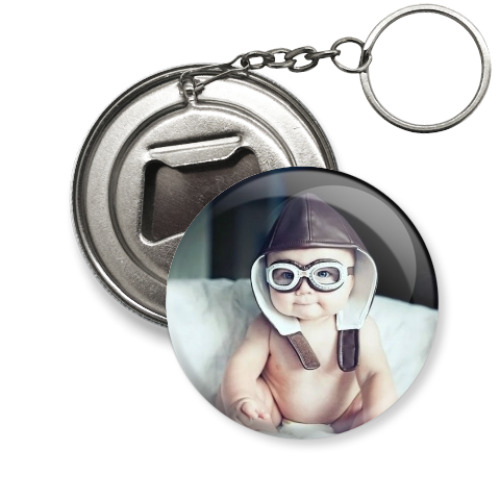 Брелок-открывашка Малыш летчик