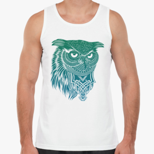 Майка с принтом Сова-рисунок