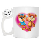 Кружка с футбольным мячиком