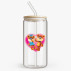 Банка с бамбуковой крышкой