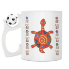 Кружка с футбольным мячиком