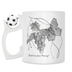 Кружка с футбольным мячиком