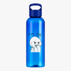 Прозрачная спортивная бутылка