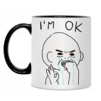 Кружка двухцветная