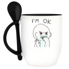 Кружка с ложкой