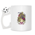 Кружка с футбольным мячиком