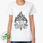 Женская футболка органик