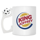 Кружка с футбольным мячиком