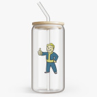 Банка с бамбуковой крышкой