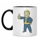 Кружка двухцветная