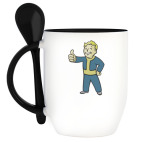 Кружка с ложкой