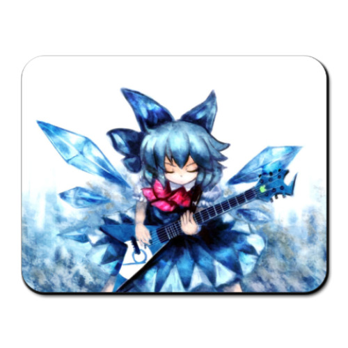 Коврик для мыши с принтом Cirno
