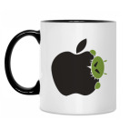 Кружка двухцветная