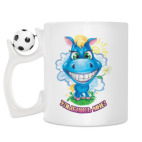 Кружка с футбольным мячиком