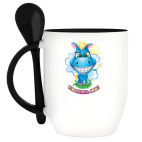 Кружка с ложкой