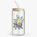 Банка с бамбуковой крышкой