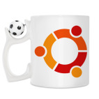 Кружка с футбольным мячиком